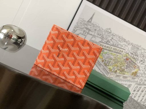 Goyard Card Wallet Orange