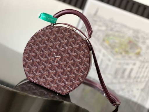 Goyard The Alto Hatbox Trunk Bag Burgundy