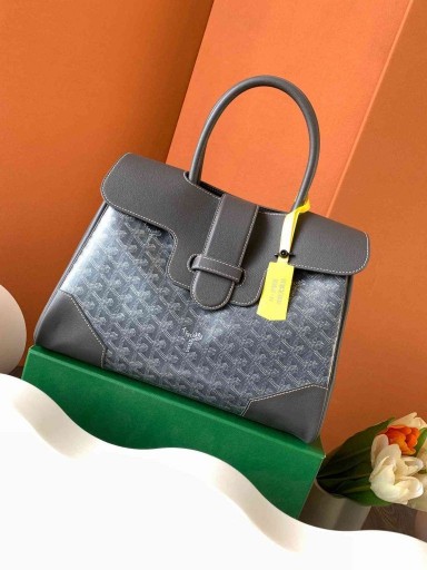 Goyard Saigon Tote Bag Grey