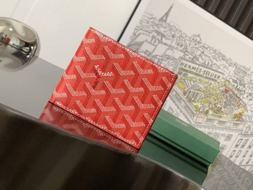 Goyard Card Wallet Red