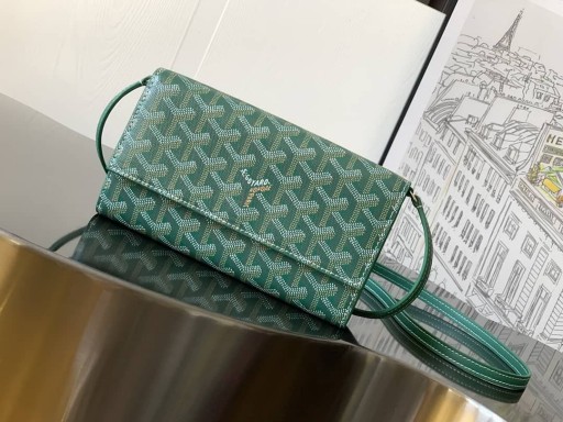 Goyard Varenne Continental Wallet Green