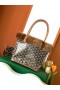 Goyard Rabbit Fur Mini Tote Bag Black & Tan