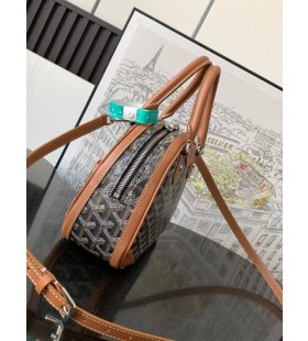 Goyard Vintage Bowling Bag Black & Tan