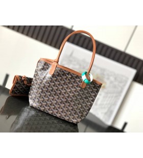 Goyard Saint Louis Mini Bag Black & Tan
