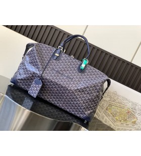 Goyard Duffle Bag 55 Navy Blue