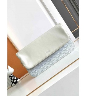 Goyard Sainte-Marie GM Clutch White