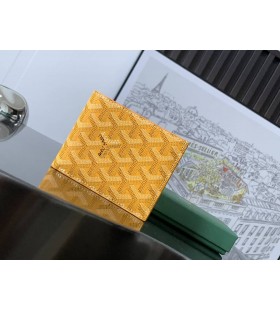 Goyard Card Wallet Yellow
