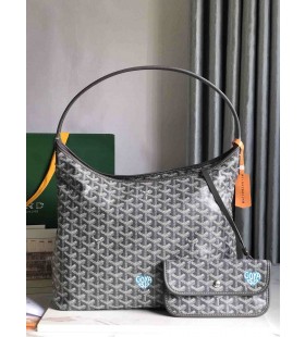 Goyard Bohème Hobo Bag Heart Grey