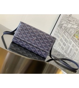 Goyard Varenne Continental Wallet Navy Blue