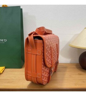 Goyard Belvedere Messenger Goyardine MM Bag Orange