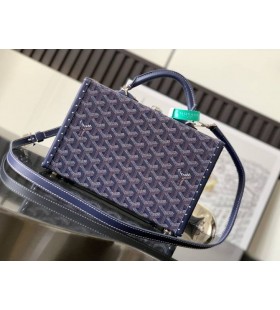 Goyard Grand Hôtel Trunk Bag Navy Blue