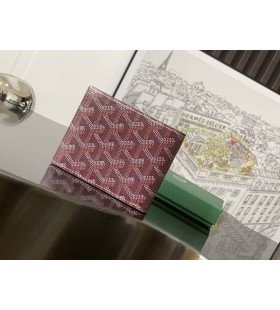 Goyard Card Wallet Burgundy