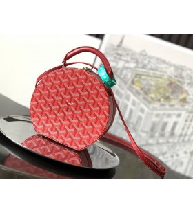 Goyard The Alto Hatbox Trunk Bag Red