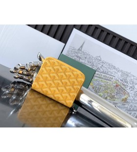 Goyard Matignon Mini Wallet Yellow
