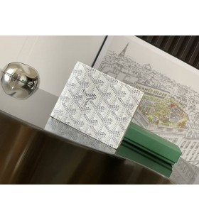 Goyard Card Wallet White