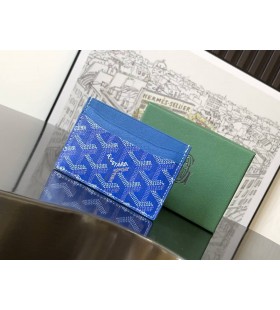Goyard Saint-Sulpice Card Wallet Sky Blue