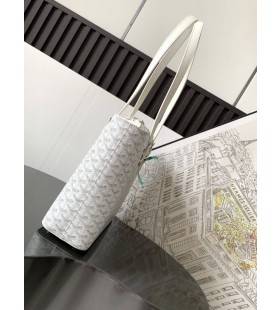 Goyard Marie Galante Bag White