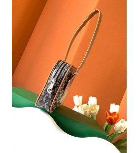 Goyard Goyardine Yona Bag Black & Tan