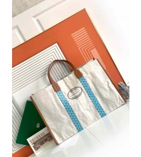 Goyardine Reversible Mediterranee Bag Turquoise