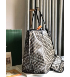 Goyard Reversible Anjou GM Bag Black