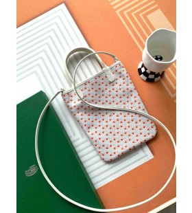 Goyard Poitiers Bag White & Orange