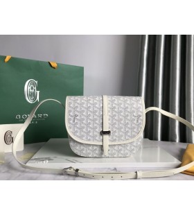 Goyard Belvedere PM Bag White