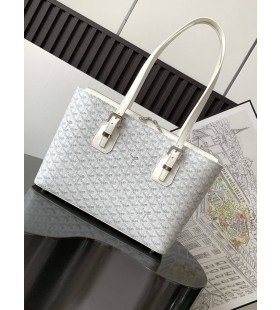 Goyard Marie Galante Bag White