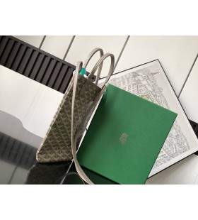 Goyard Poitiers Claire-Voie Bag Khaki