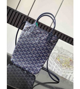 Goyard Poitiers Bag Navy Blue