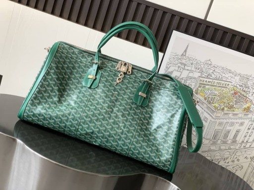 Goyard Croisiere 50 Duffle Bag Verde
