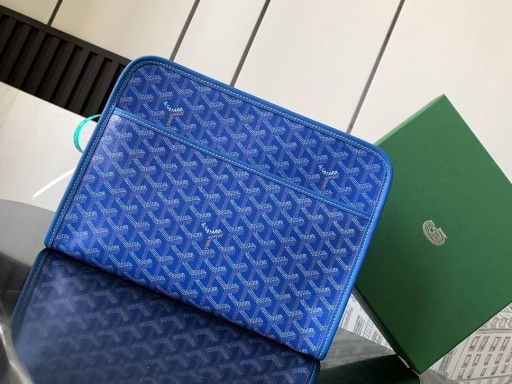 Goyard Jouvence GM Necessaire Azul do Céu
