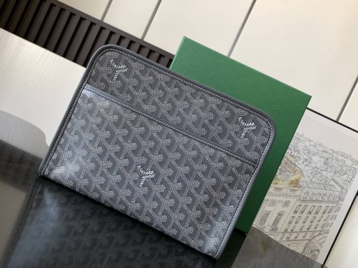 Goyard Jouvence MM Toiletry Bag Grey