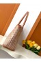 Goyard Artois PM Goyardine Saco Perolado Coral cor-de-Rosa