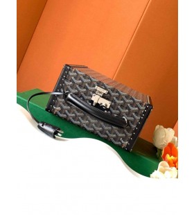 Goyard Joux 6 Caixa De Relógio Preto