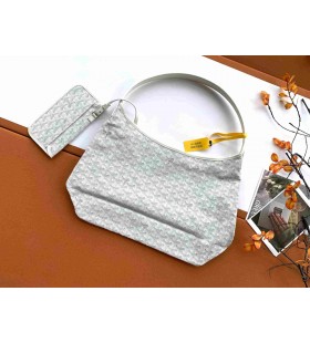 Goyard Bohème Hobo Bag Coração E De Bulldog Francês Brancos