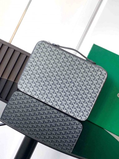 Goyard Compagnon Universel A4 Táska Szürke