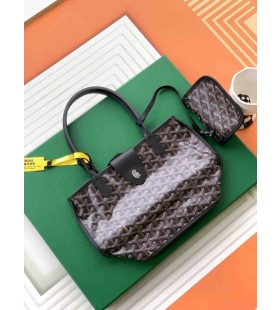 Goyard Anjou Mini Táska Fekete Francia Bulldog