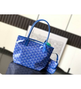 Goyard Saint Louis Mini Táska Kék Ég