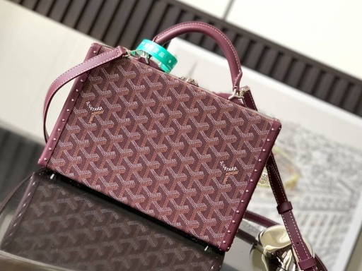 Goyard Grand Óstán Trunk Mála Burgúine