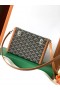 Goyard Caiséad Trunk Mála Dubh & Tan