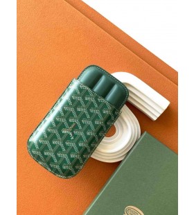 Goyard Churchill 3 Todóg Ar Chás Glas