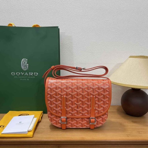 Goyard Belvedere Messenger Goyardine PM Bag Arancione