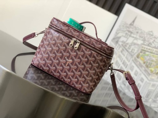 Goyard Muse Caso Di Vanità Borgogna