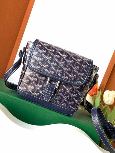 Goyard Grand Bleu PM Bag Blu Navy