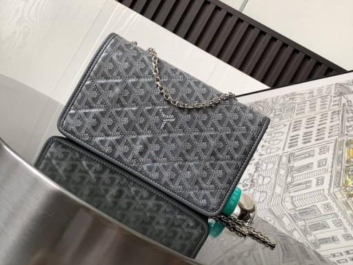 Goyard Alexandre III Borsa Grigio