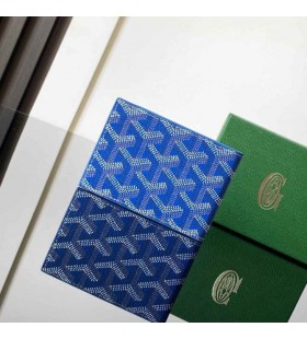 Goyard Inserire Victoire Card Wallet Cielo Blu