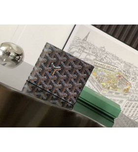 Goyard Wallet Carta Di Black & Tan