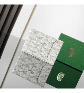 Goyard Inserire Victoire Card Wallet Bianco