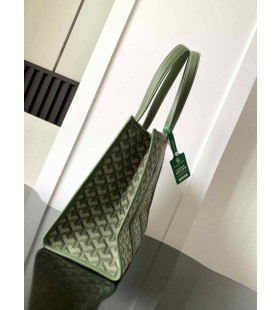 Goyard Villette Jacquard Tote Bag PM Verde