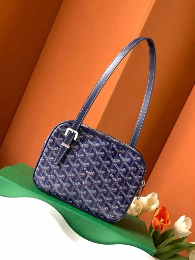 Goyard Goyardine洋バッグネイビーブルー